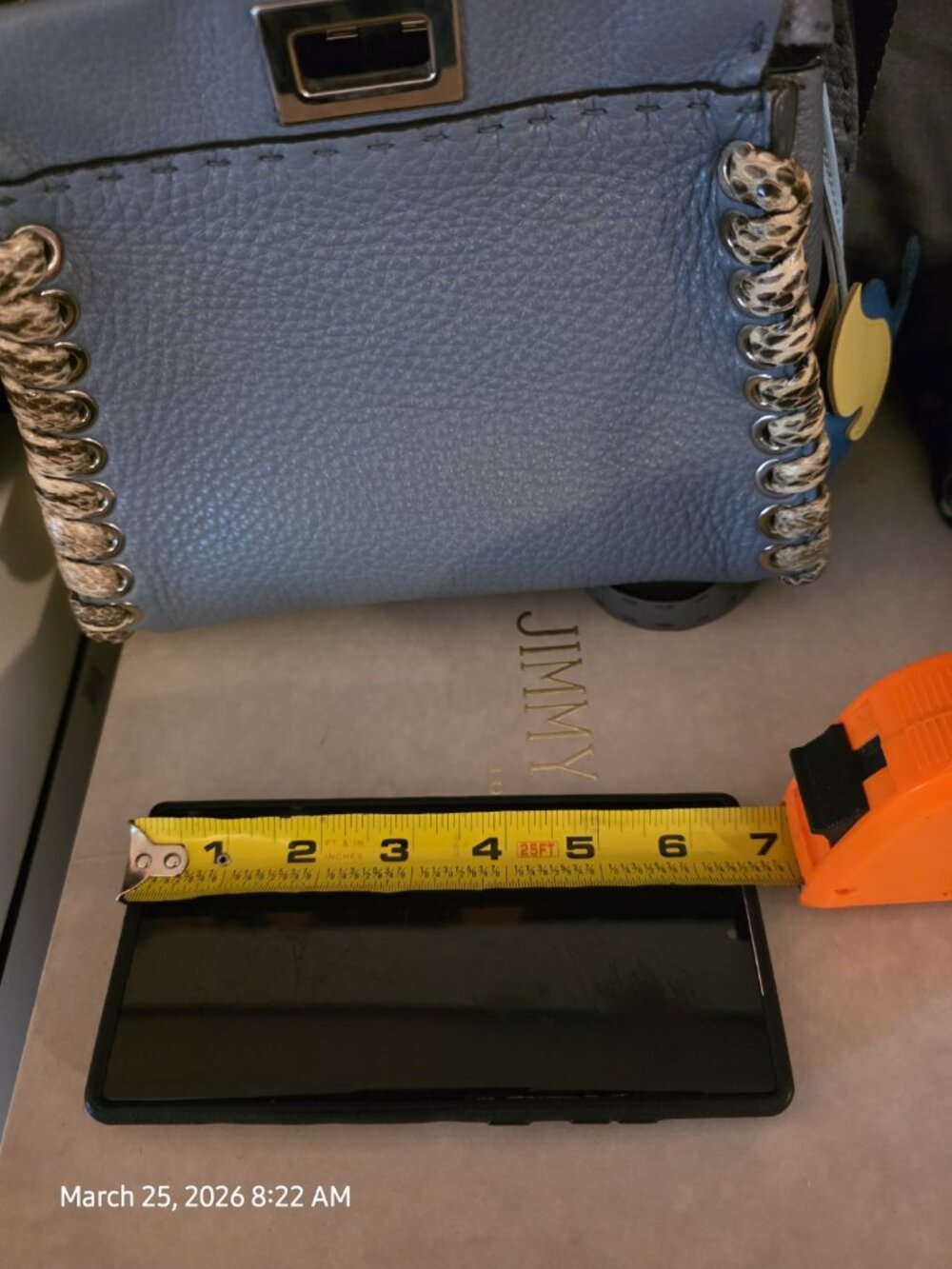 Fendi Peekaboo Mini Selleria Python whipstitch limited edition - Picture 16 of 16